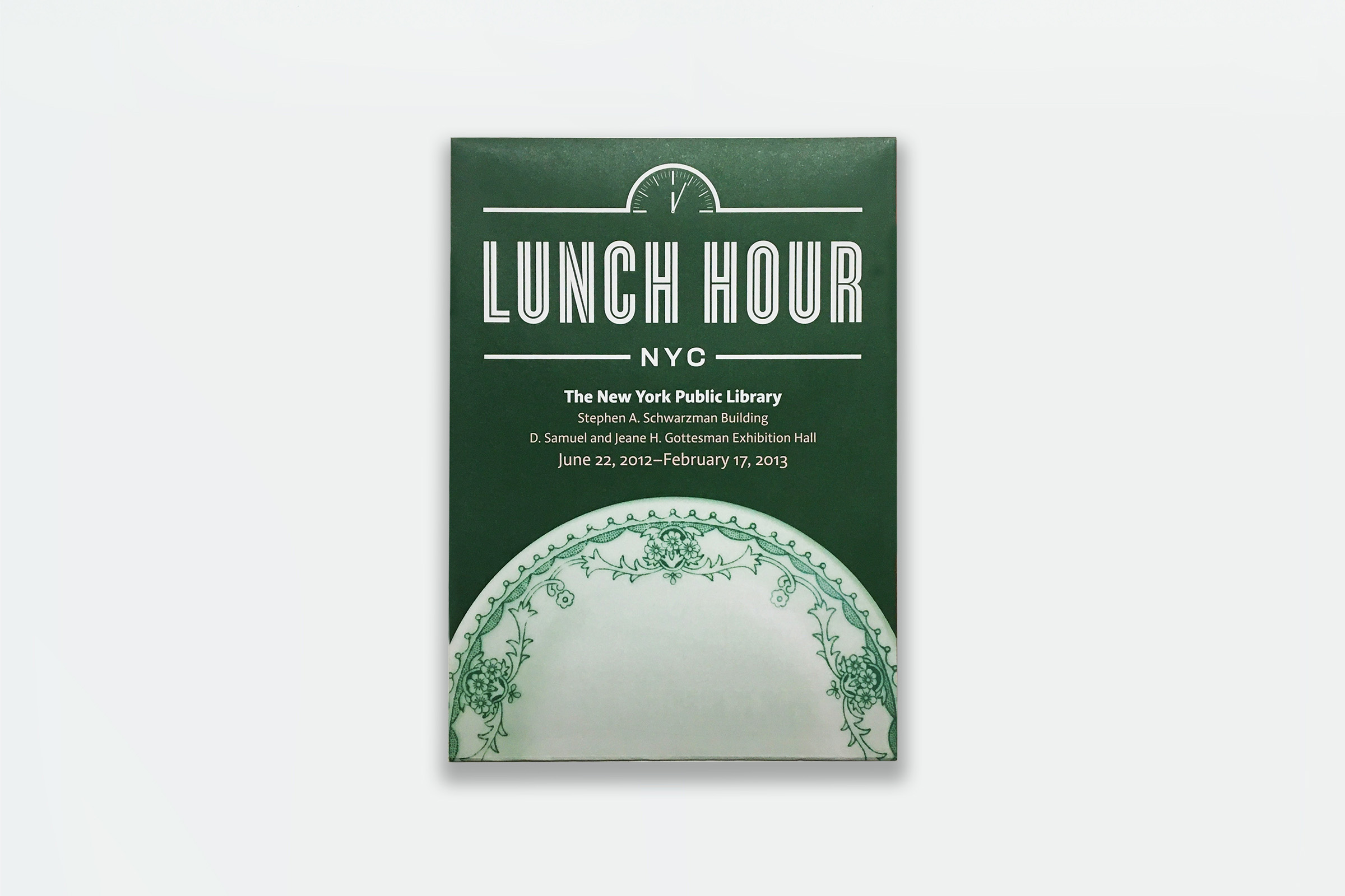 Pure+Applied designed the Lunch Hour NYC exhibition brochure.