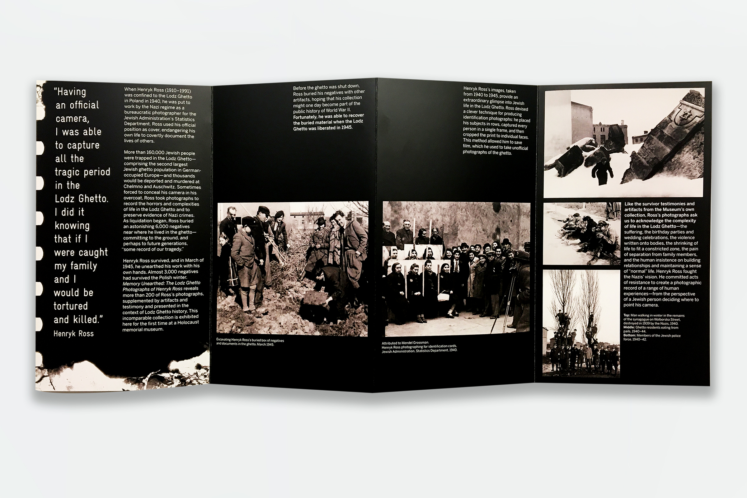 Pure+Applied designed the Memory Unearthed exhibition guide.