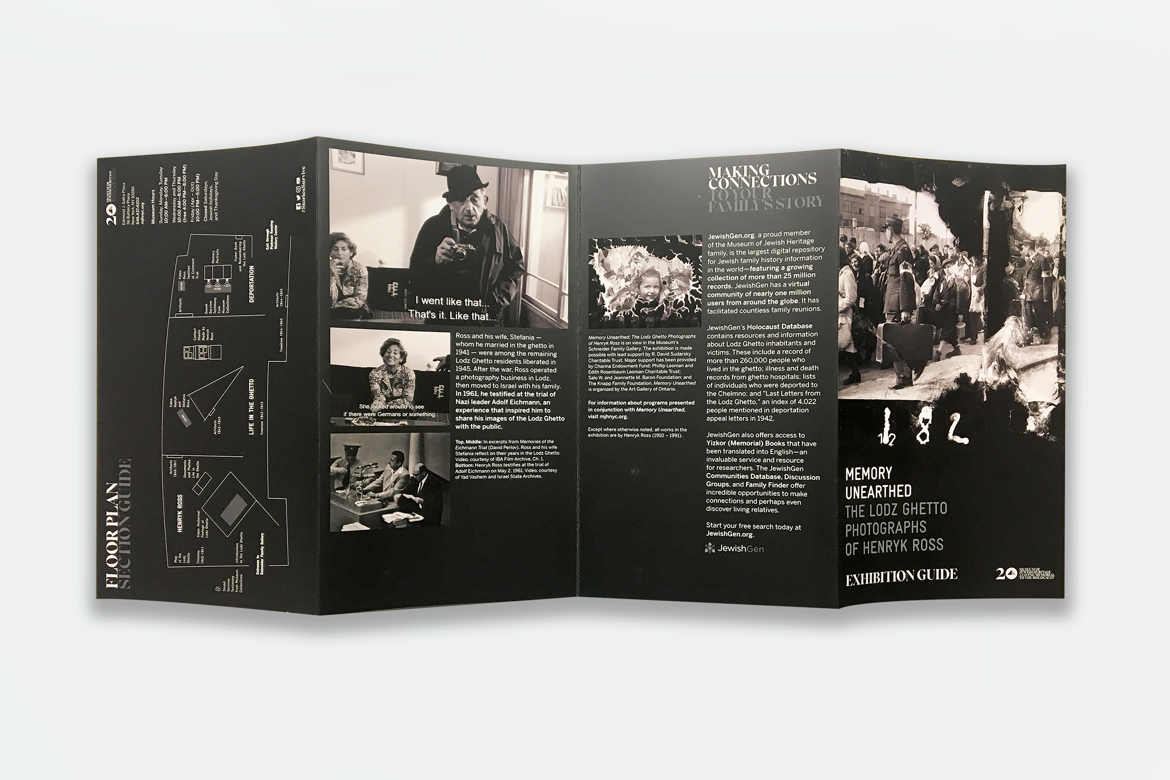 Pure+Applied designed the Memory Unearthed exhibition guide.